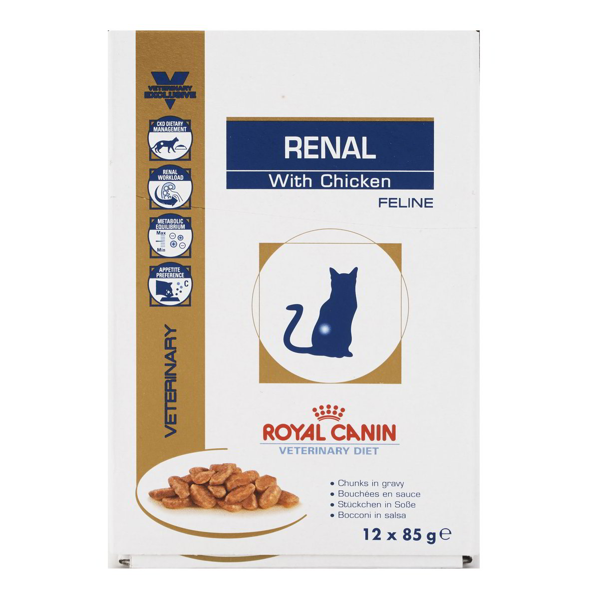 ALIMENTO CAT RENAL POLLO ROYAL CANIN GR.85X12 Tigros