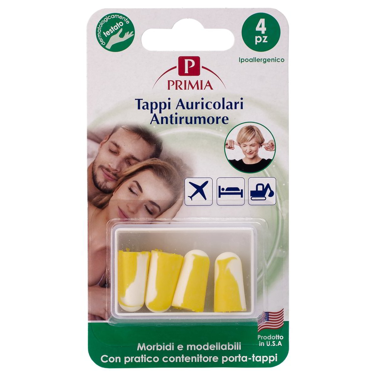 Sibba - 8 Paia Di Tappi Per Le Orecchie In Silicone, Riutilizzabili, Riduzione Rumore 32 DB NRR, Design A Tripla Protezione, Con Scatola Portaoggetti, Per Dormire, Studiare, Viaggiare - 2