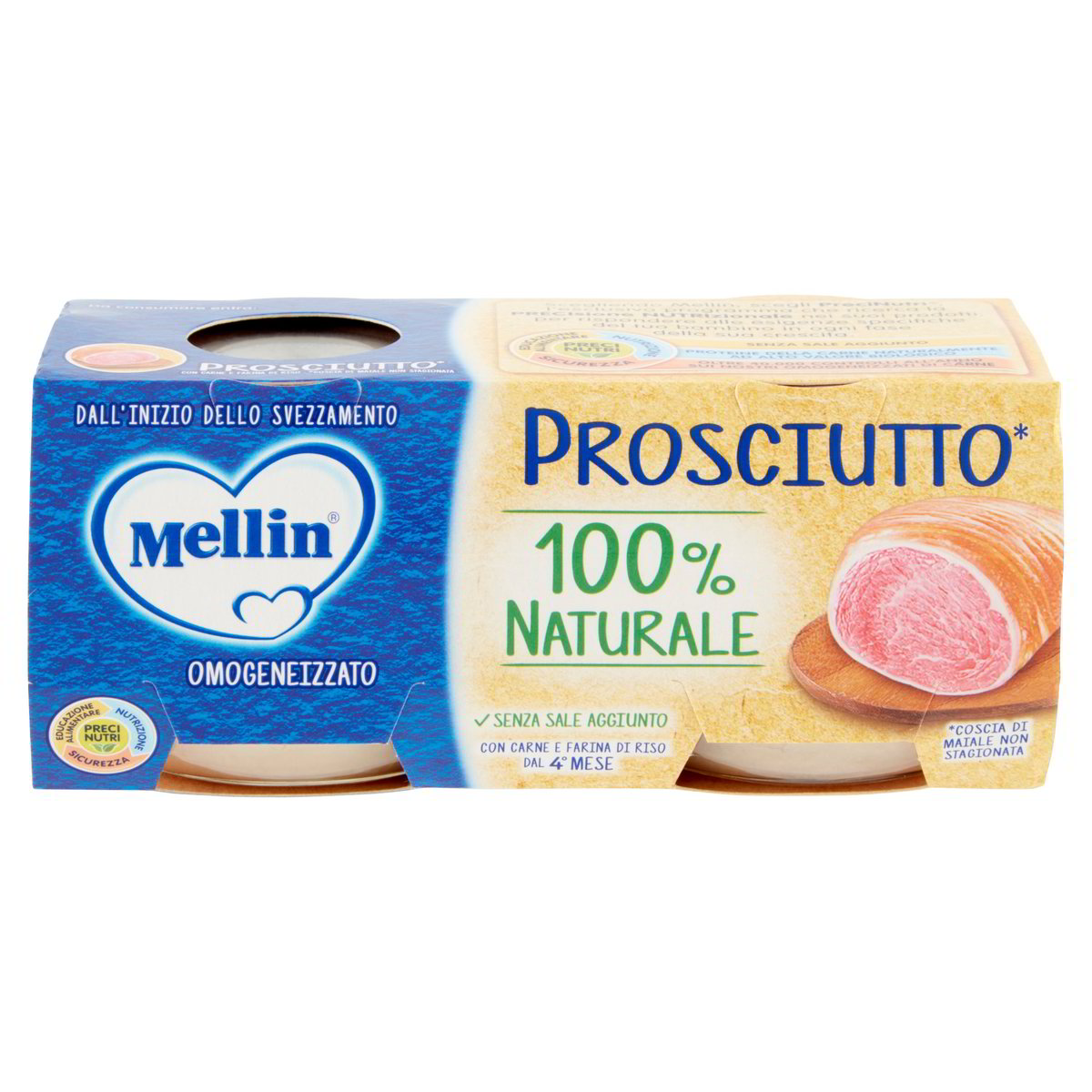Mellin Omogeneizzato prosciutto*, 160 g | dm Italia