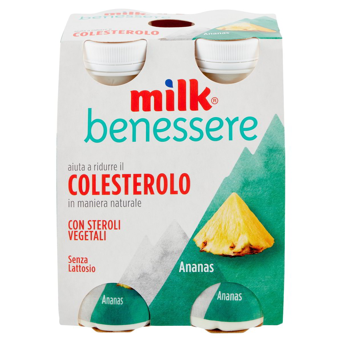 RIDUZIONE COLESTEROLO ANANAS MILK GR.100x4 Tigros