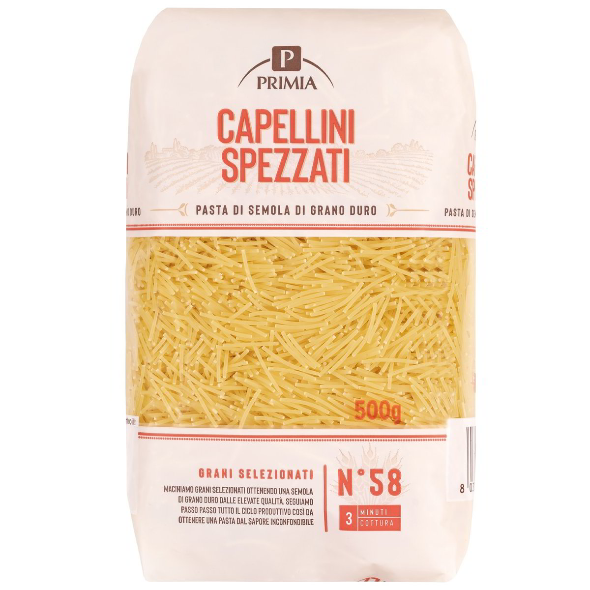 CAPELLINI SPEZZATI N°58 PRIMIA GR.500 Tigros