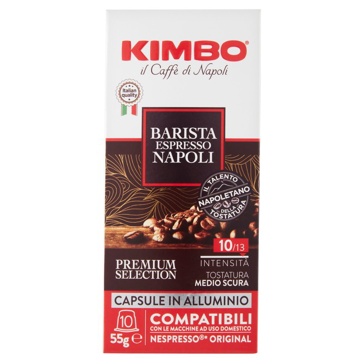 BARISTA ESPRESSO NAPOLI KIMBO GR.55 - 10 CAPS - Tigros