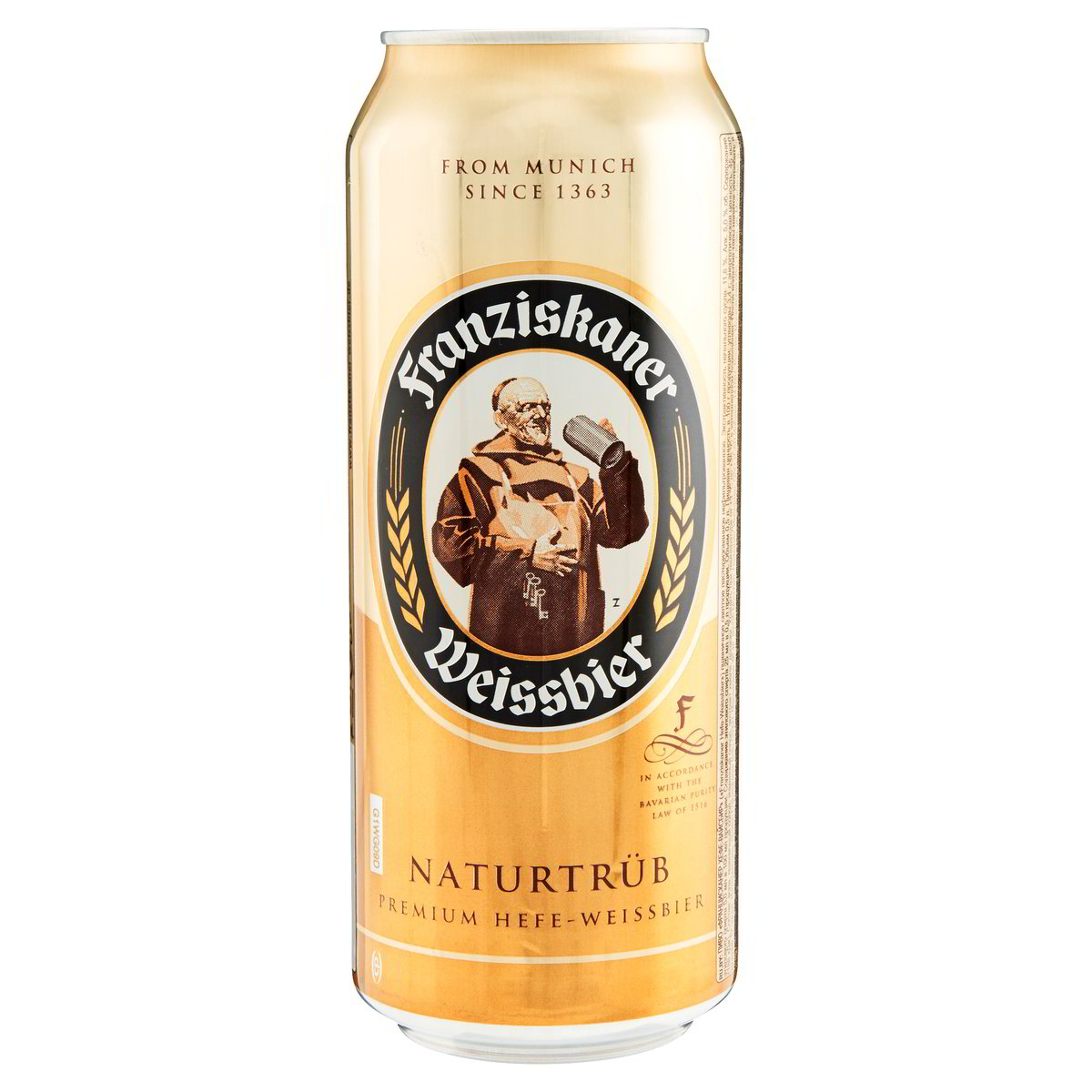 Franziskaner Bicchieri Da Birra Di Grano – 6 Pezzi, 500 Ml, Vetro Infrangibile, Altezza 11.2 Cm, Lavastoviglie