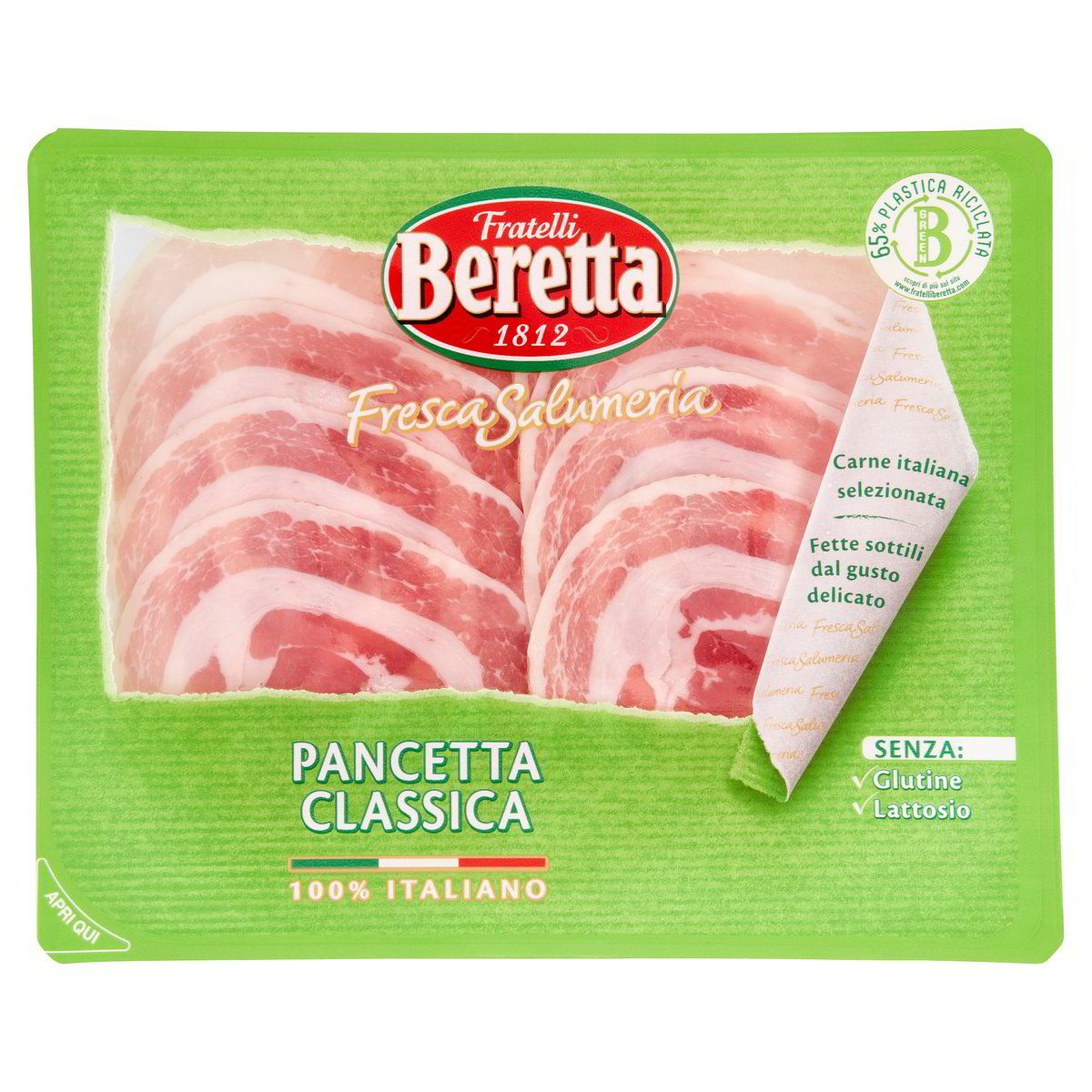 PANCETTA FRESCA SALUMERIA BERETTA GR.100 Tigros
