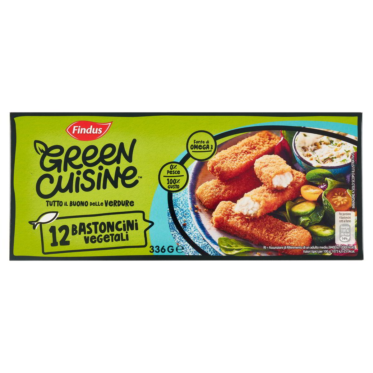 Findus Cod GREEN CUISINE BASTONCINI VEGETALI FINDUS GR.336 - Tigros