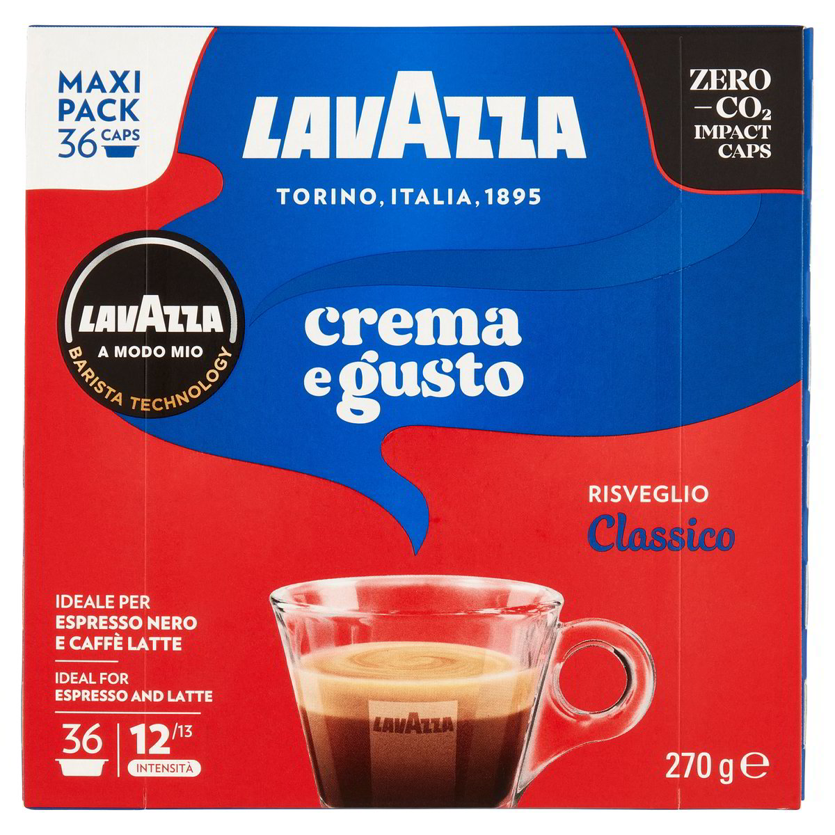 Lavazza Caffè Caps Crema&Gusto A Modo Mio 36 pcs | Category COFFEE