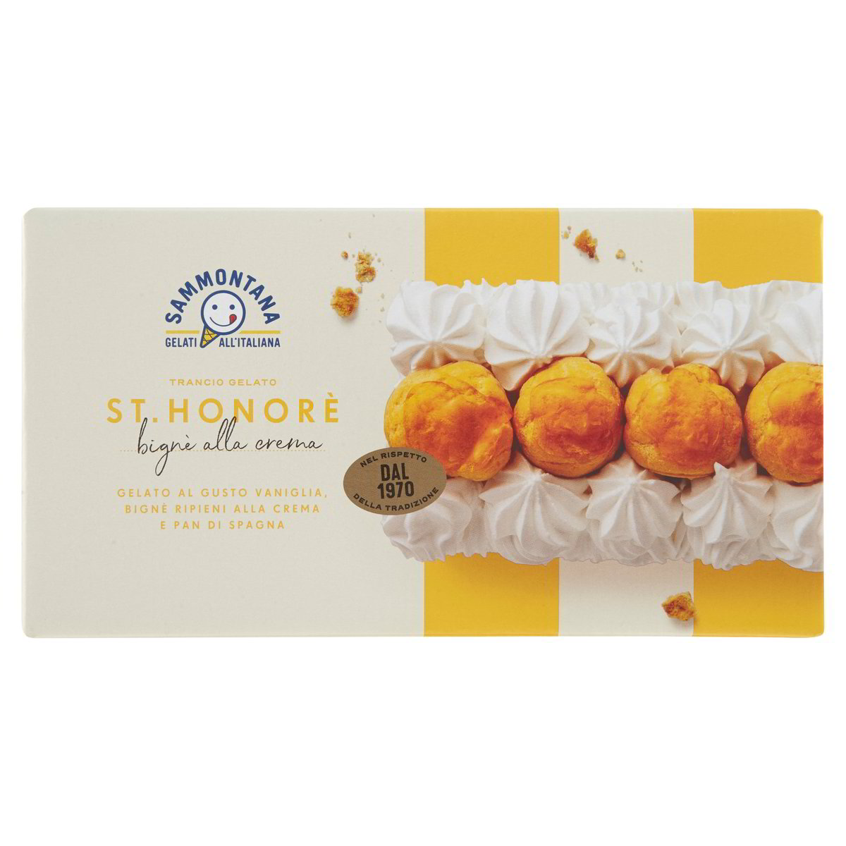 TORTA GELATO ST.HONORE' SAMMONTANA GR.500 Tigros