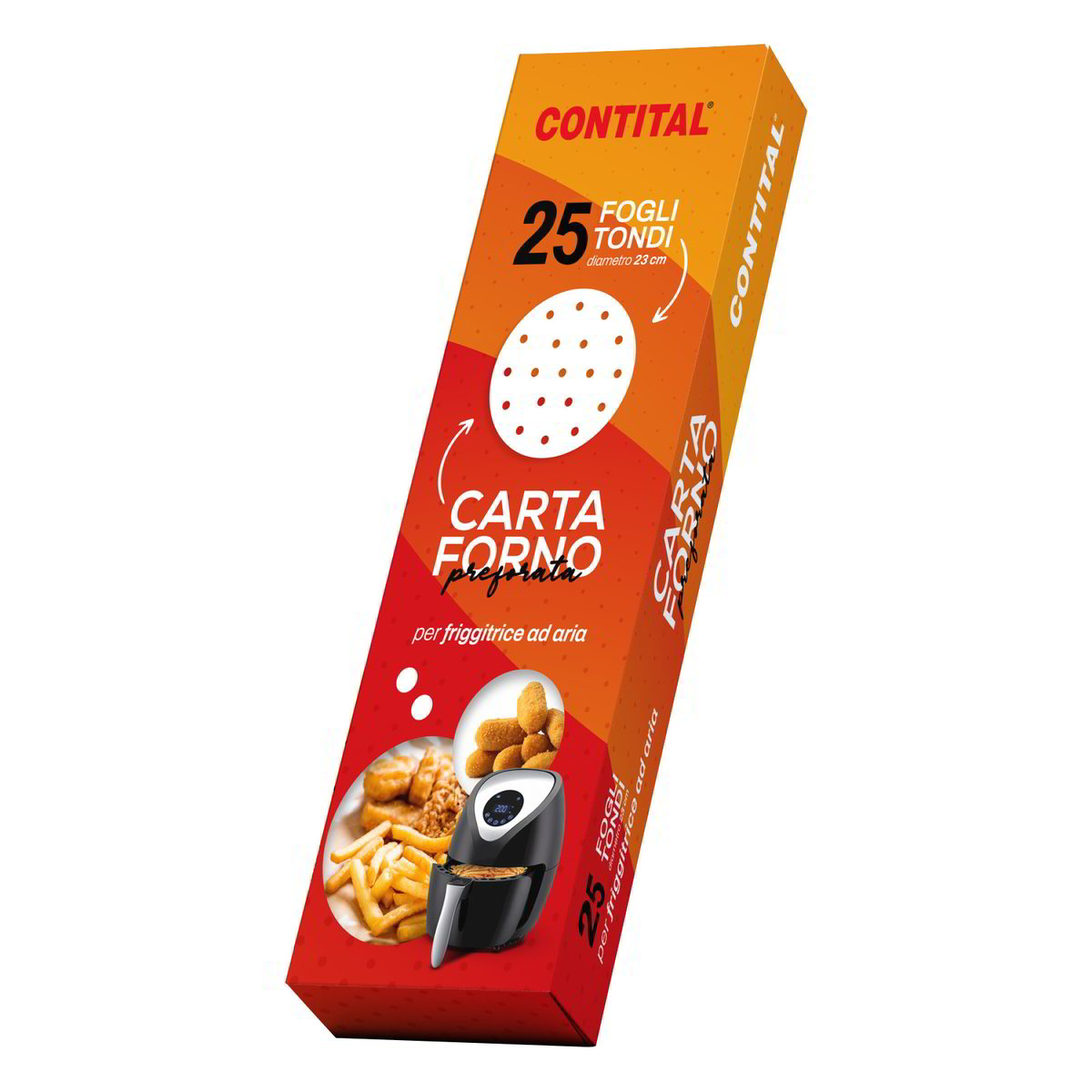 CARTA FORNO FRIGGITR.ARIA CONTITAL PZ.25 - Tigros