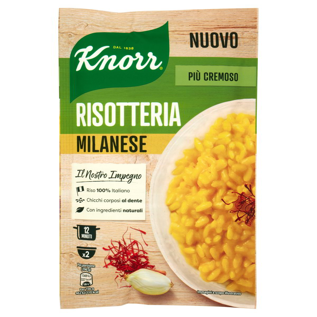 RISOTTO ALLA MILANESE KNORR GR.175 BUSTA Tigros