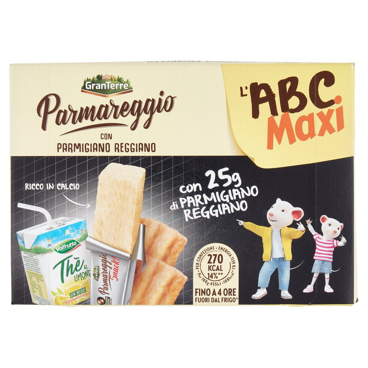 ABC MAXI CON PARMIGIANO REGGIANO PARMAREGGIO GRANTERRE 250 g - Tigros