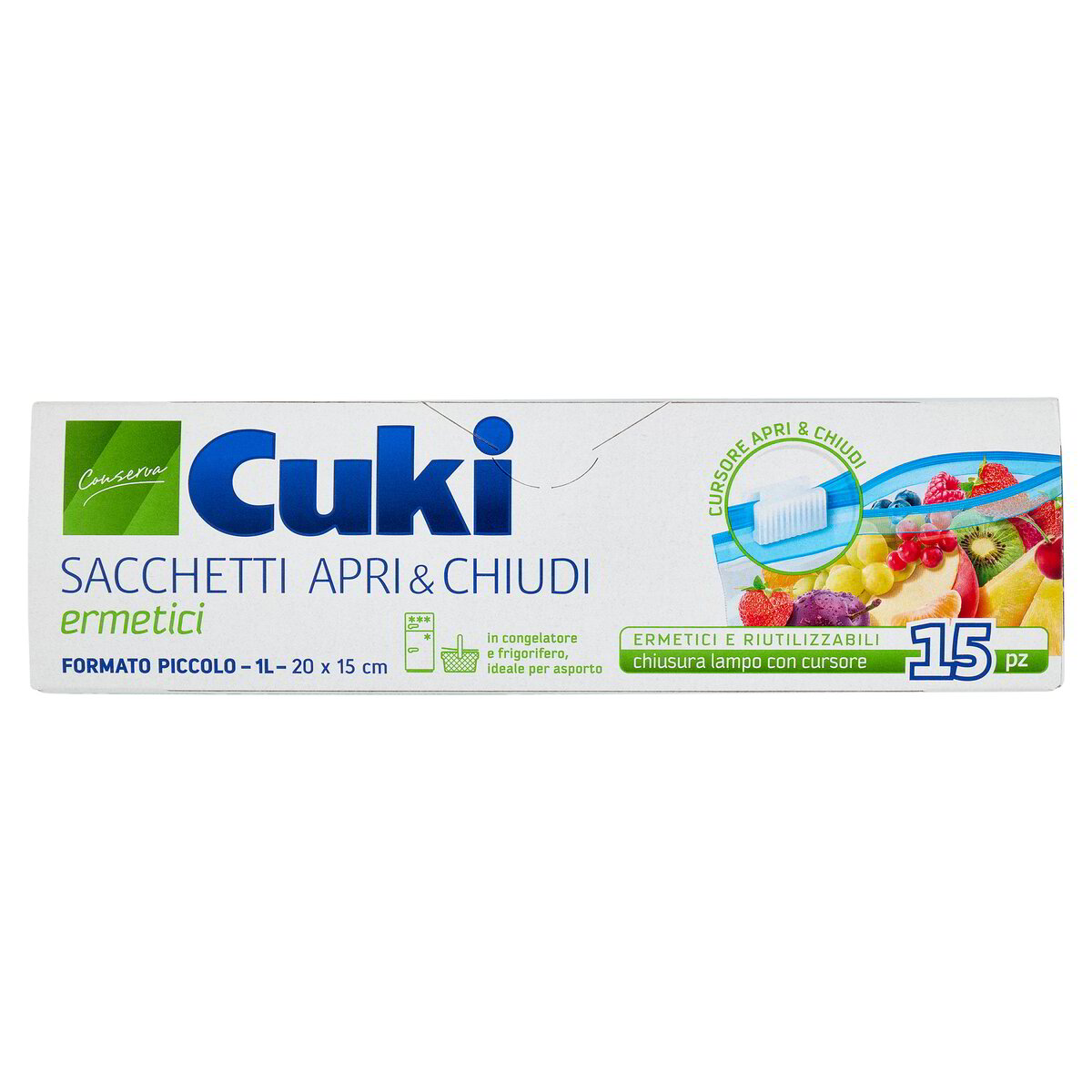 Sacchetti Di Plastica Trasparenti Con Chiusura A Zip Richiudibile 100