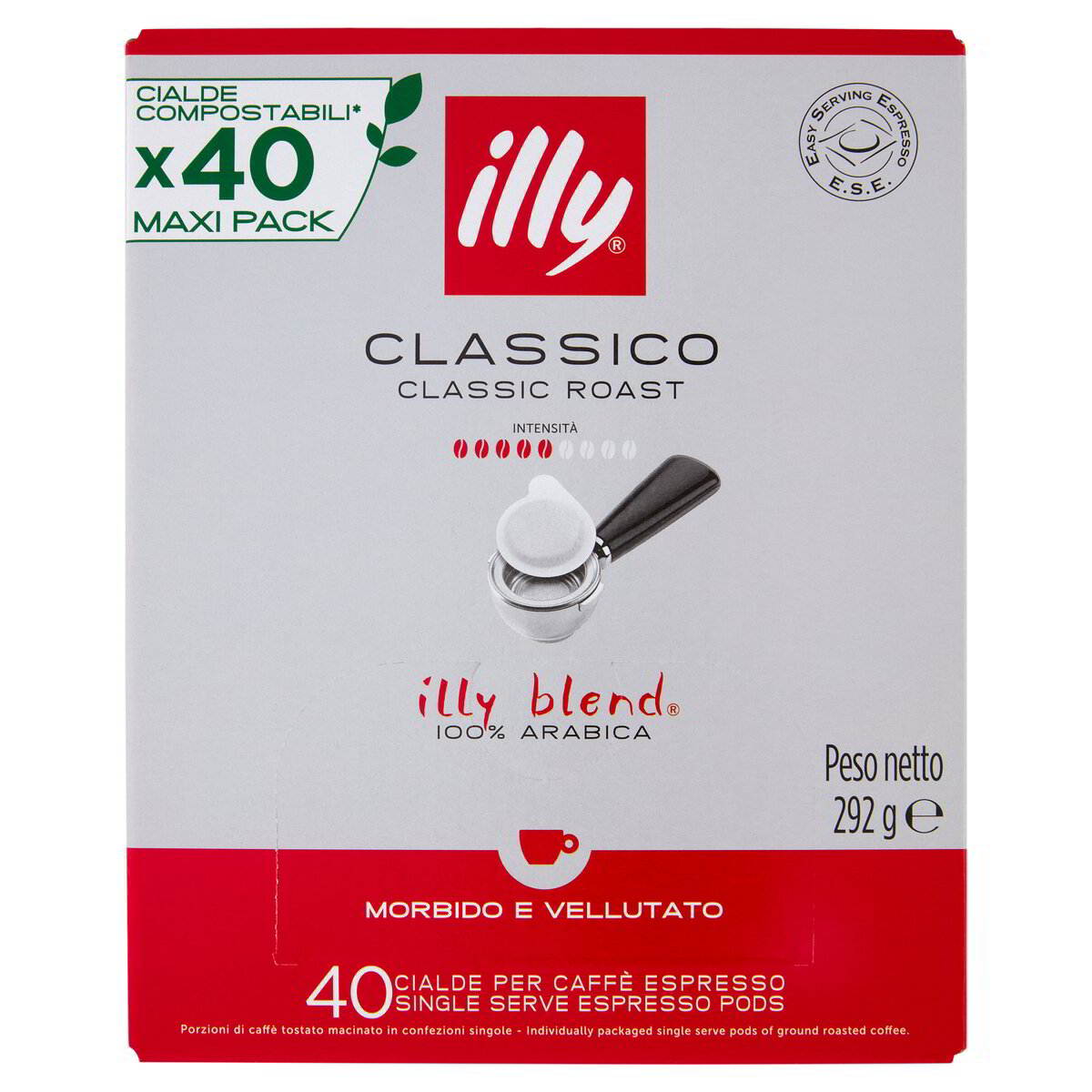 Ily Cod ESPRESSO CLASSICO ILLY 292 g - 40 cialde - Tigros